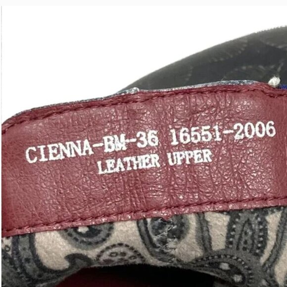 Spring Step L'Artiste Nancies Black Multi Mid Calf Boots - Size 5.5 - Picture 10 of 11